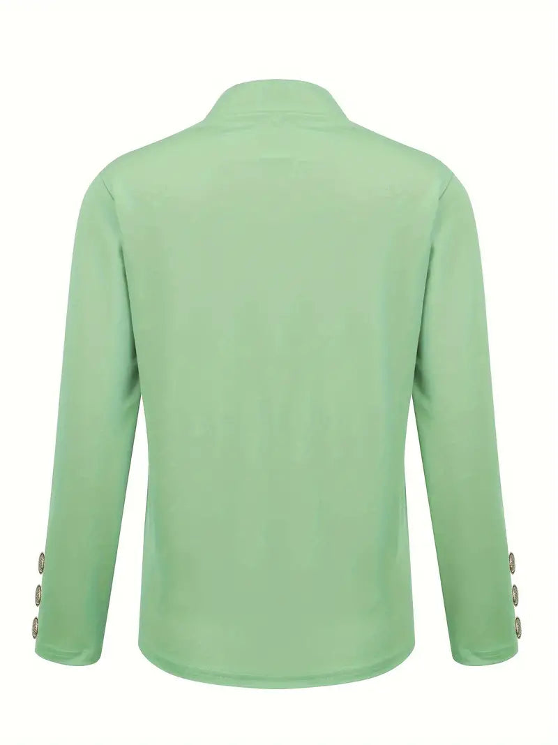 Sophisticated Office Blazer with Stylish Button Detail