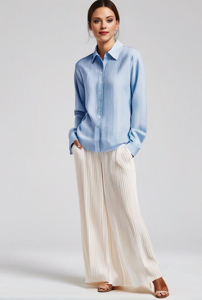 pleated high waist commuting temperament maxi dress 132754