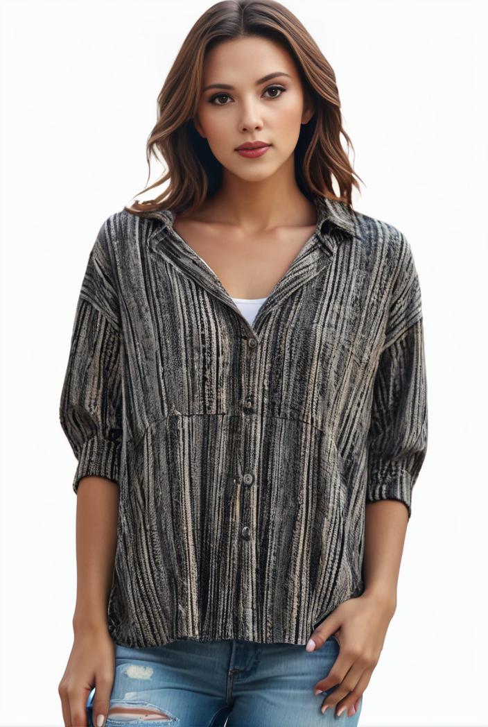 plus size boho top women s plus allover paisley print half sleeve v neck slight stretch top 134806