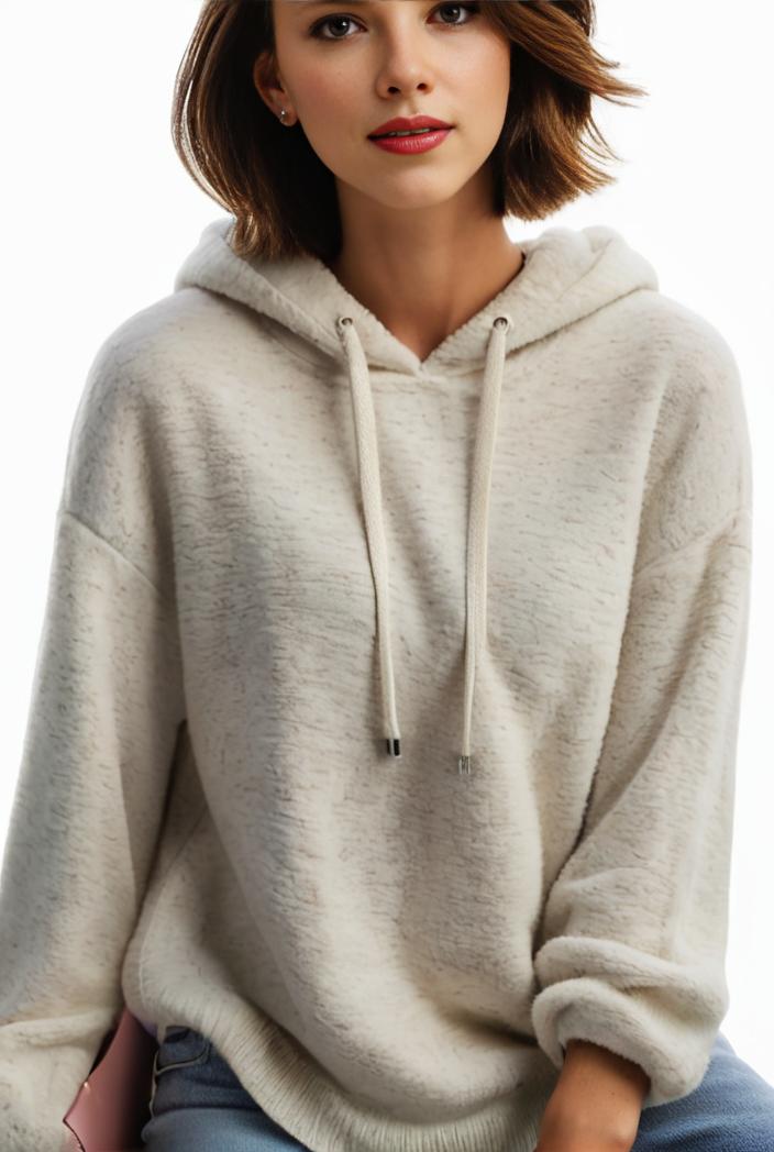 plus size casual hoodie women s plus solid ribbed long sleeve slight stretch hoodie drawstring sweatshirt 134921