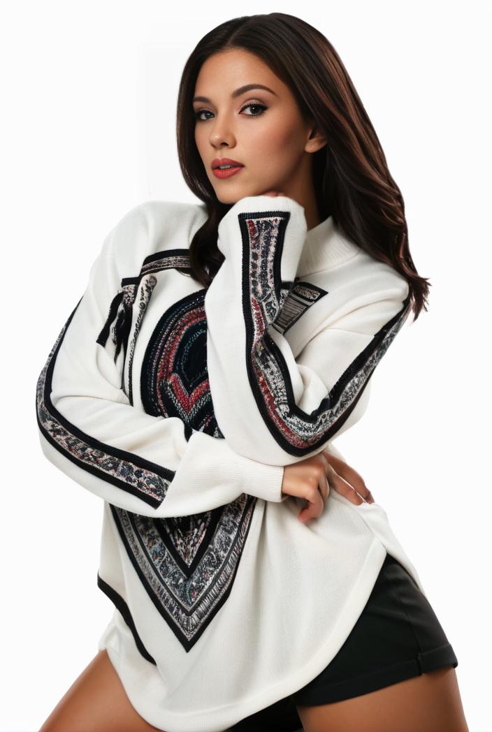 plus size casual sweatshirt women s plus graphic letter print long sleeve round neck slight stretch sweatshirt 135209