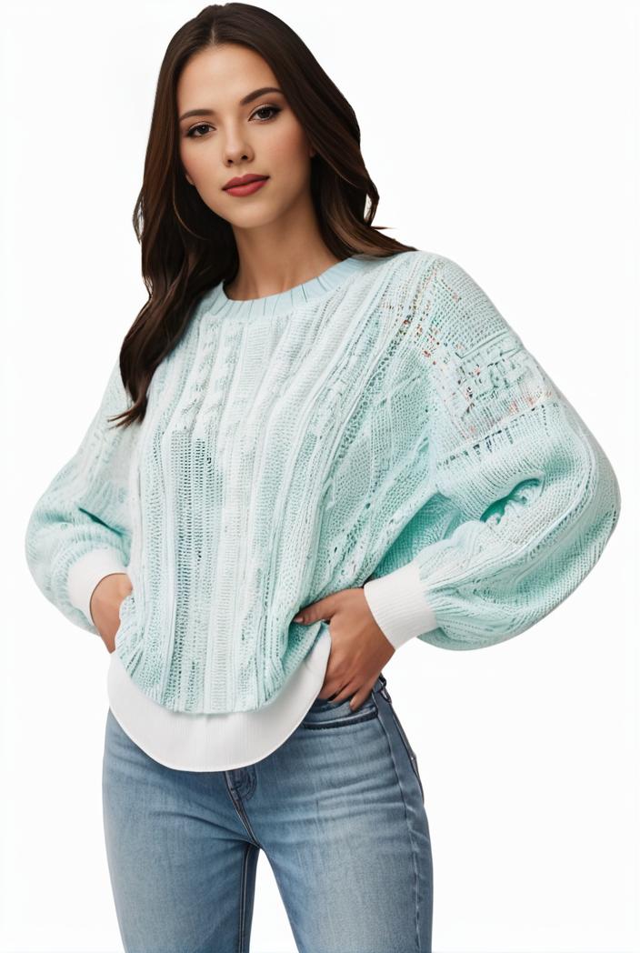 plus size casual sweatshirt women s plus solid waffle pattern long sleeve round neck sweatshirt 135326