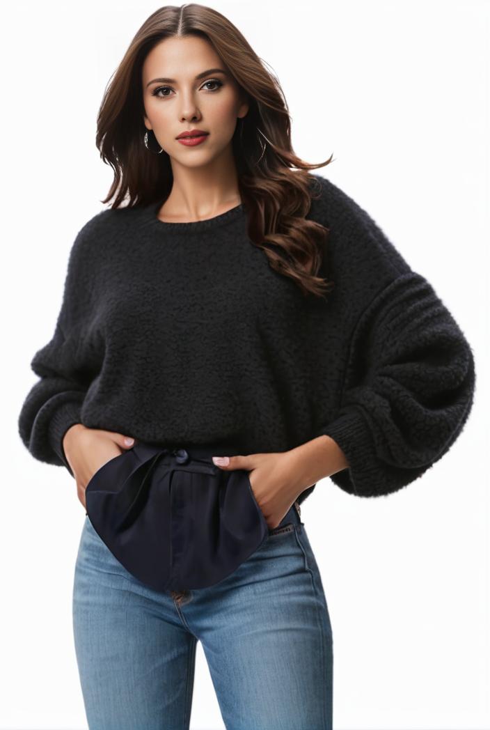 plus size casual sweatshirt women s plus solid waffle pattern long sleeve round neck sweatshirt 135332