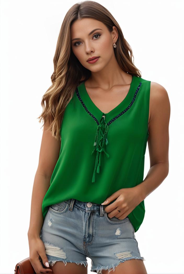 plus size casual tank top women s plus solid square neck pleated medium stretch tank top 135541