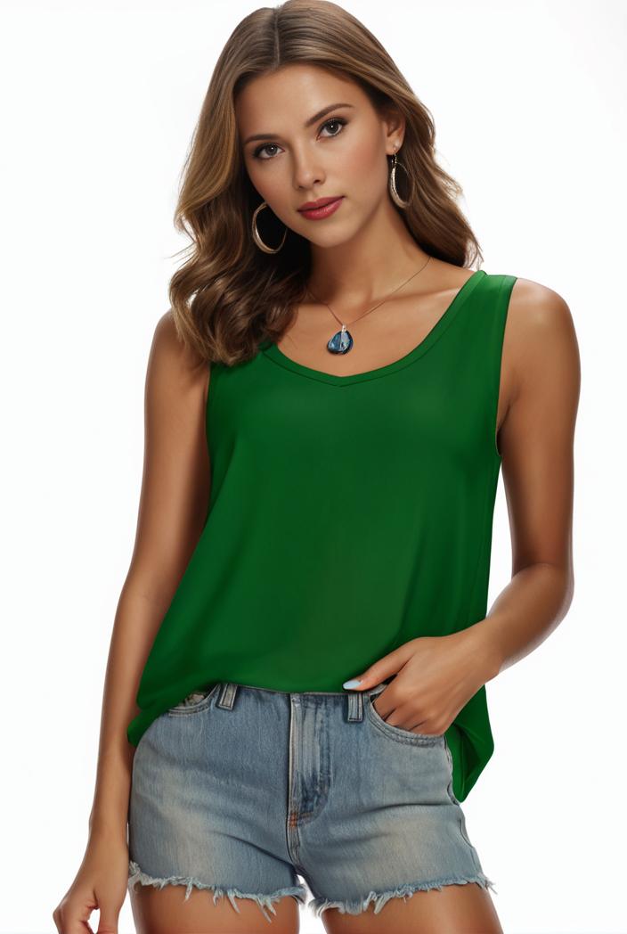 plus size casual tank top women s plus solid square neck pleated medium stretch tank top 135548
