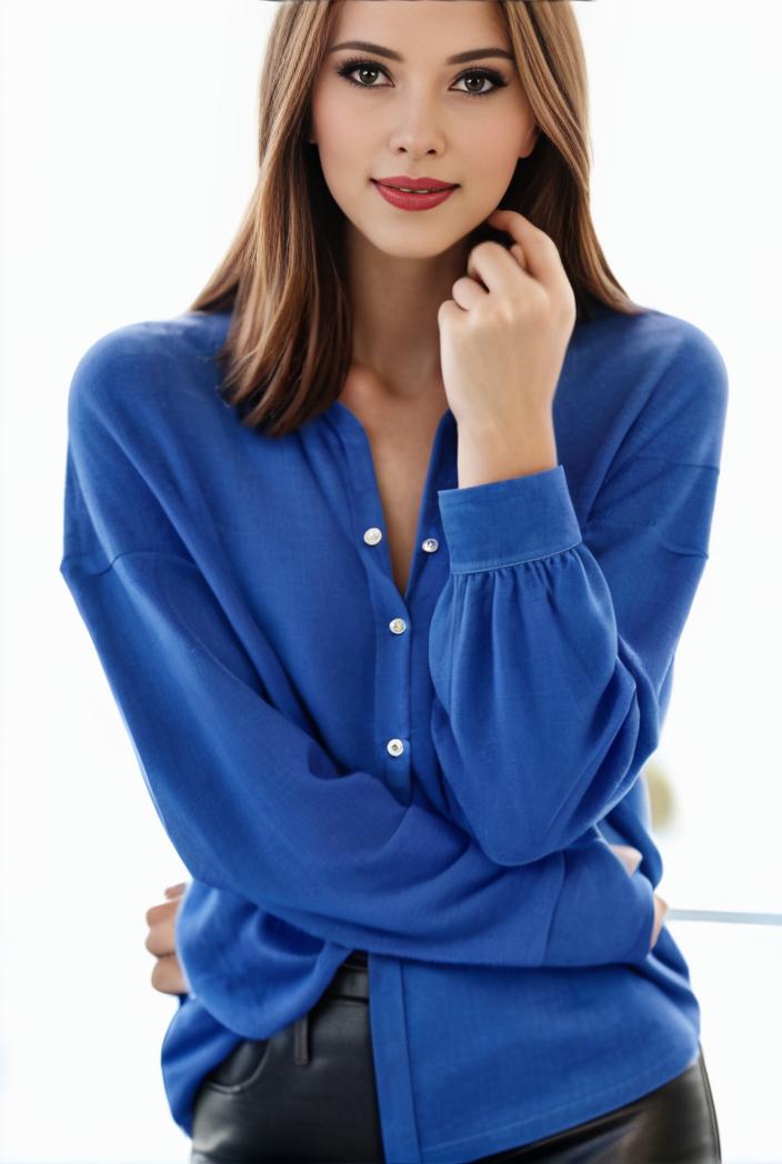 plus size casual top women s plus star print zip up long sleeve round neck slight stretch top 135723