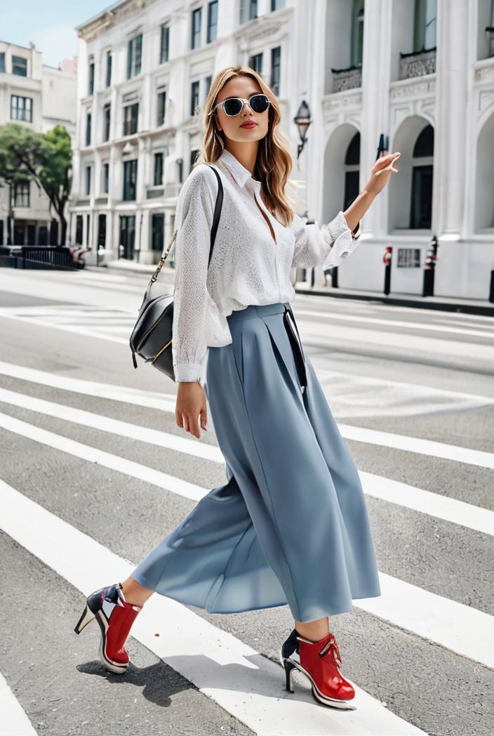 elegant one size women s pleated swing skirts 117531