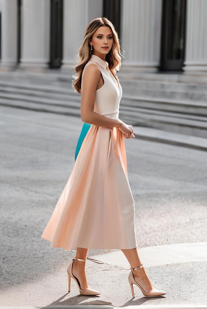 elegant one size women s pleated swing skirts 117544