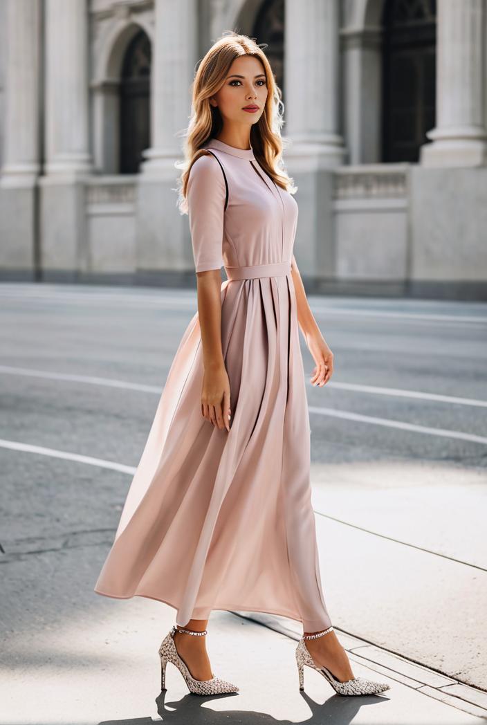 elegant one size women s pleated swing skirts 117550