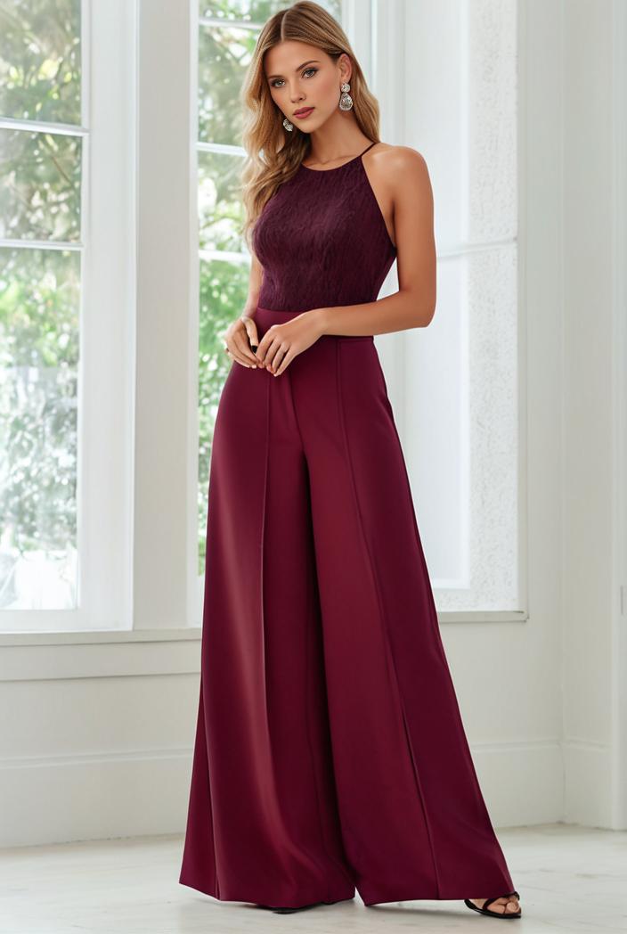flowy chiffon one shoulder with three straps bridesmaid dress 122076