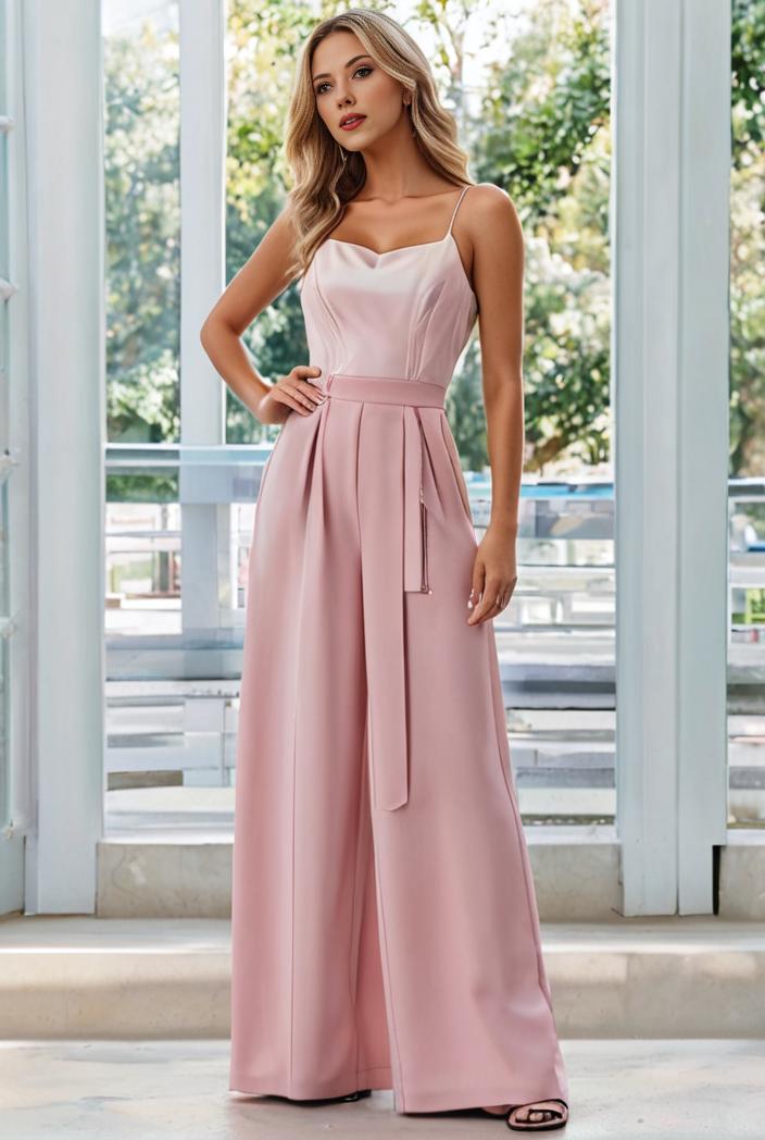 flowy chiffon one shoulder with three straps bridesmaid dress 122108