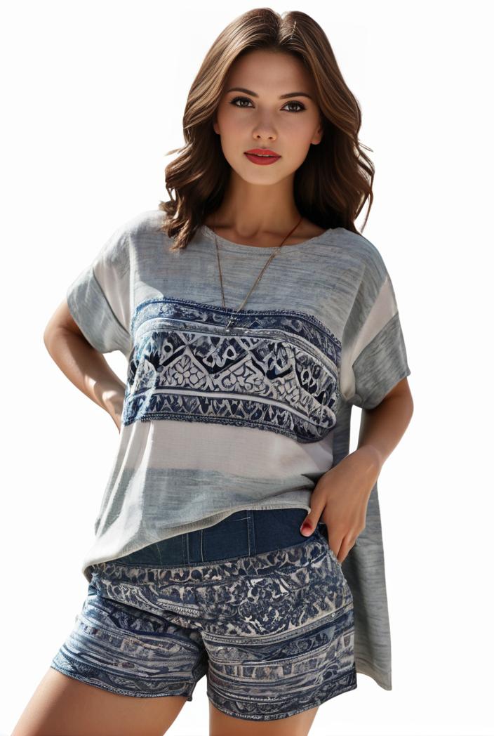 plus size casual pajama two piece set women s plus leopard heart print short sleeve tee shorts pajama 2 piece set 128645