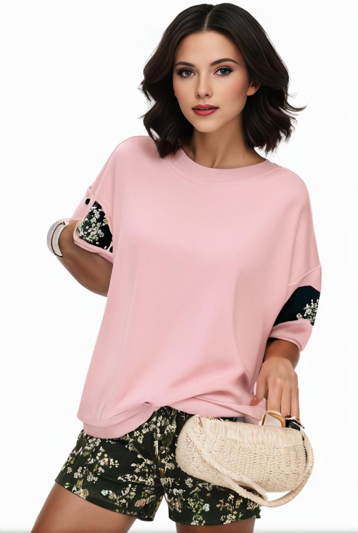 plus size casual pajama two piece set women s plus leopard heart print short sleeve tee shorts pajama 2 piece set 128656