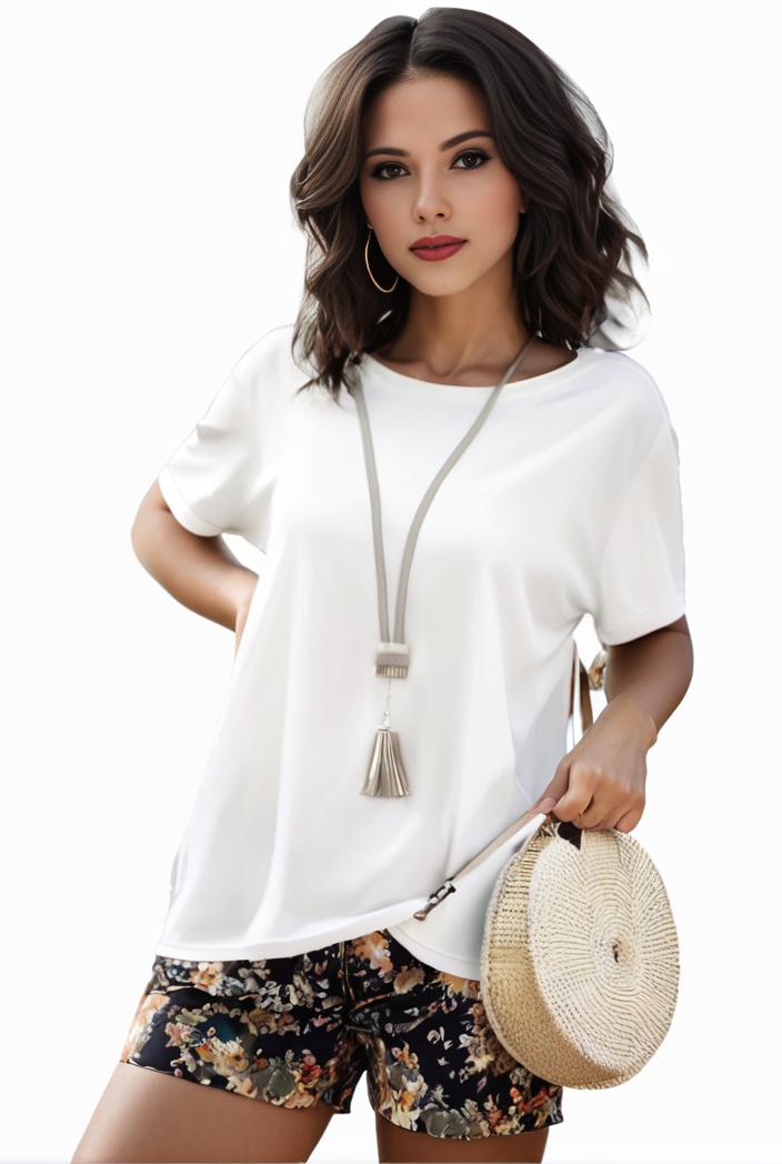 plus size casual pajama two piece set women s plus leopard heart print short sleeve tee shorts pajama 2 piece set 128661