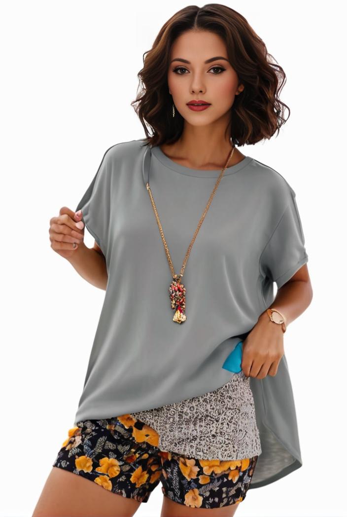 plus size casual pajama two piece set women s plus leopard heart print short sleeve tee shorts pajama 2 piece set 128678