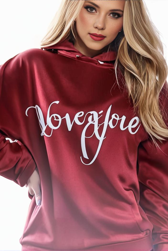 plus size casual sweatshirt women s plus ombre letter heart print raglan sleeve round neck slight stretch pullover sweatshirt 128804