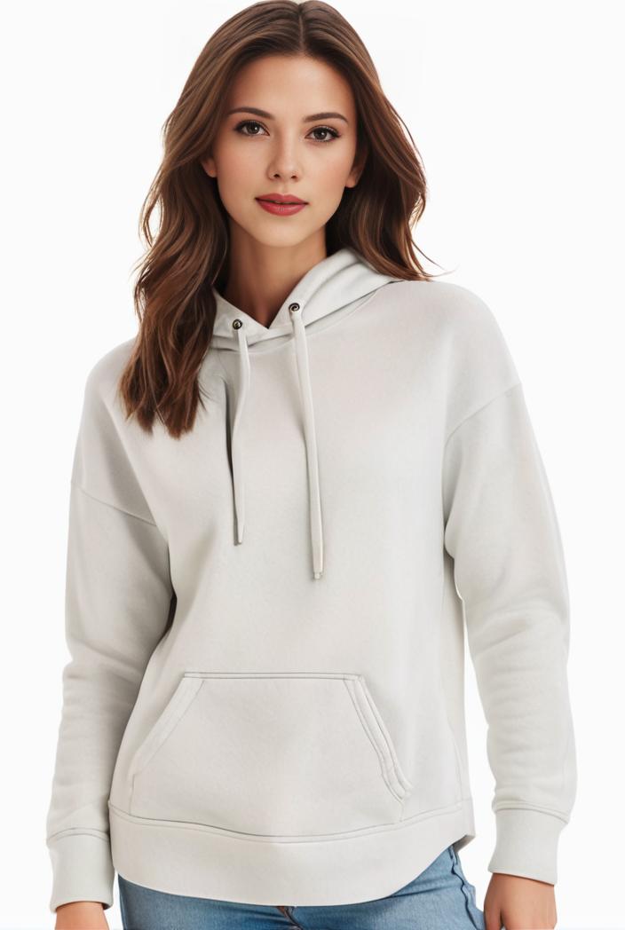 plus size casual sweatshirt women s plus solid cut out long sleeve slight stretch drawstring hoodie with pocket 128870