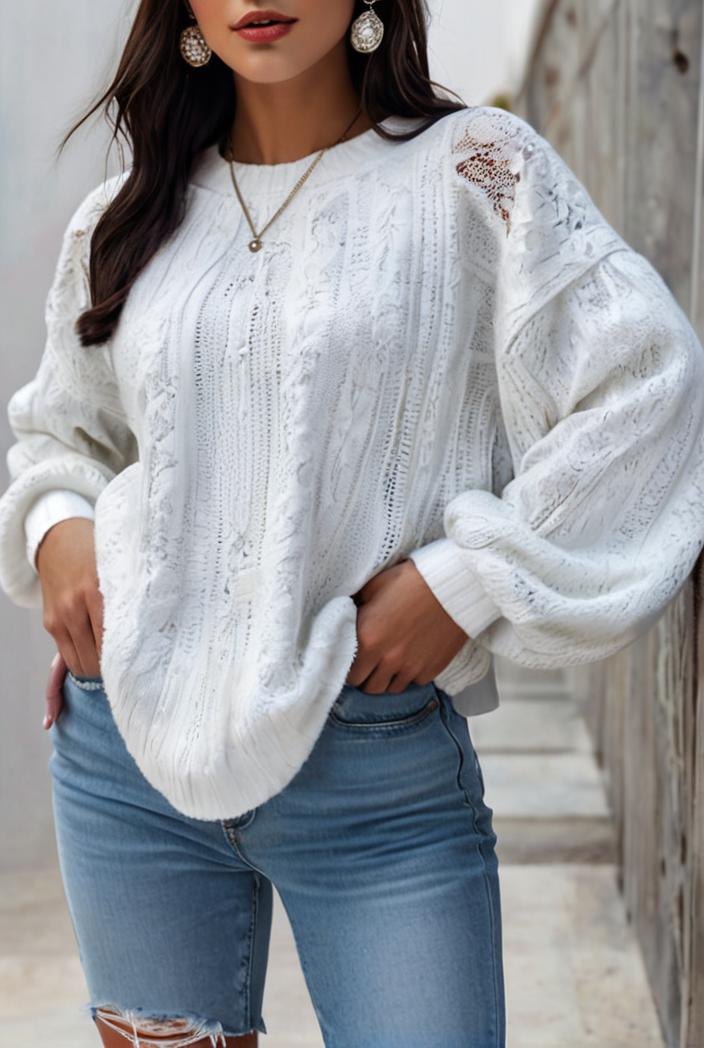 plus size casual sweatshirt women s plus solid waffle pattern long sleeve round neck sweatshirt 128901