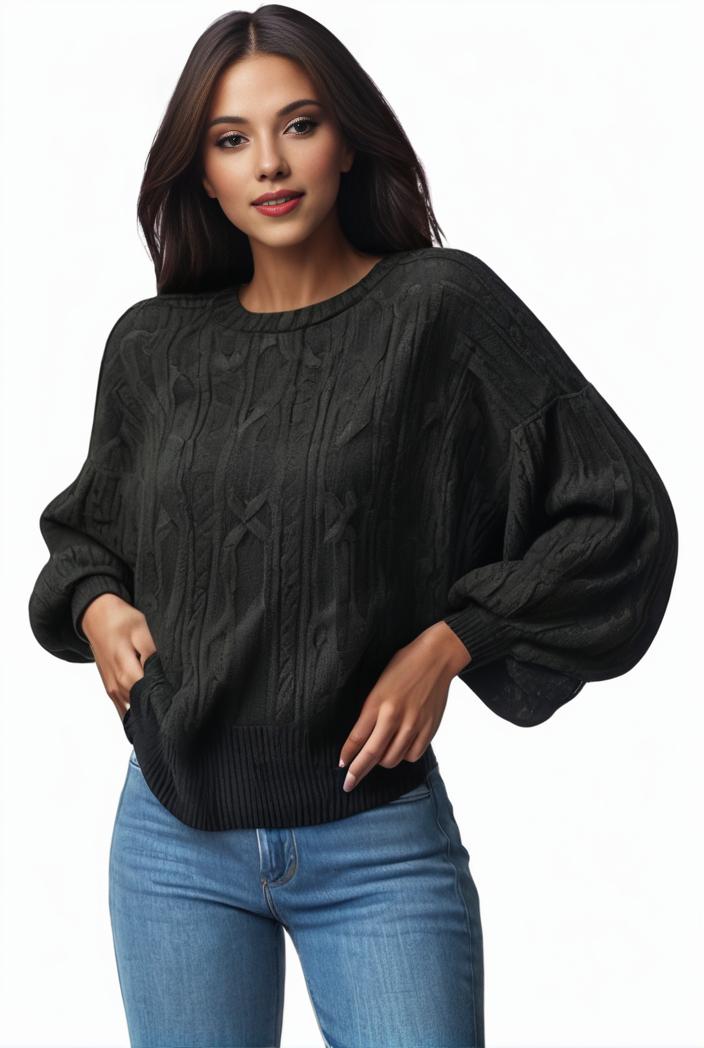 plus size casual sweatshirt women s plus solid waffle pattern long sleeve round neck sweatshirt 128916
