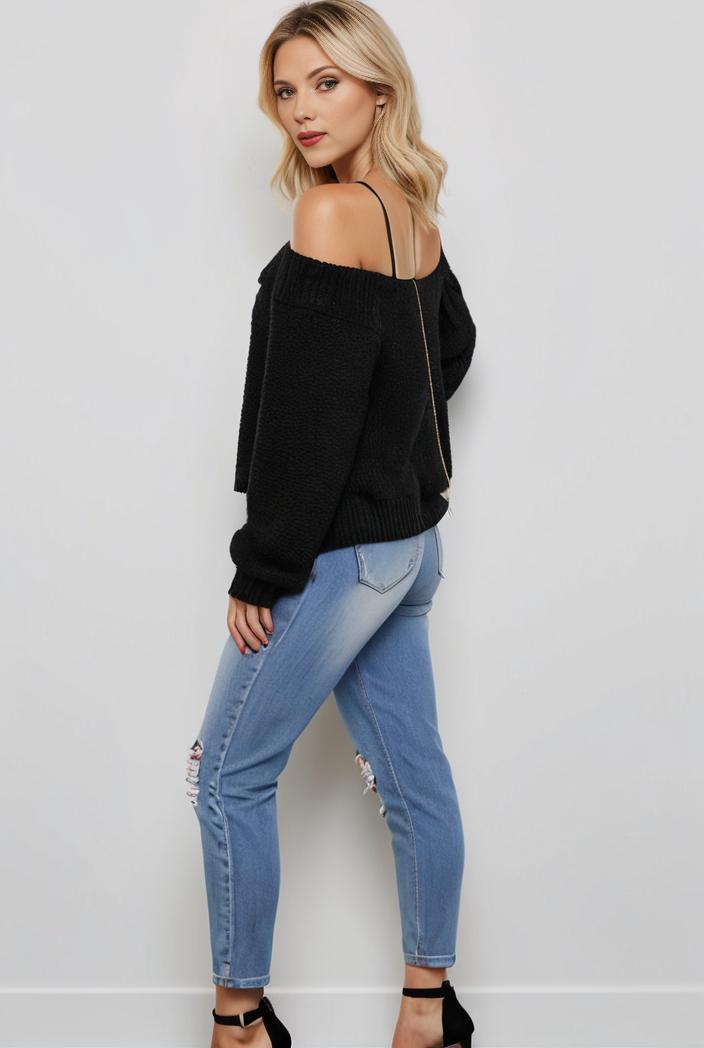 curvy high waist ripped raw hem cropped skinny denim jeans 113888