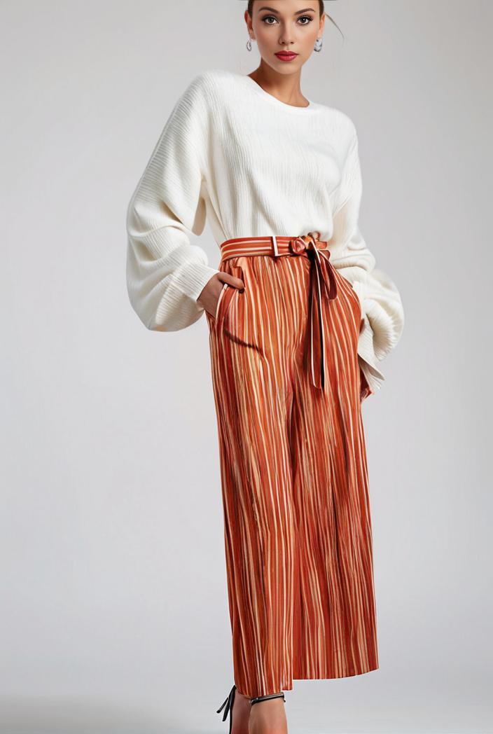 pleated high waist commuting temperament maxi dress 126883