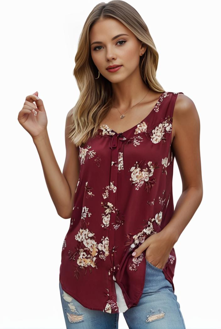 plus size boho tank top women s plus paisley print square neck medium stretch ruched tank top 128897