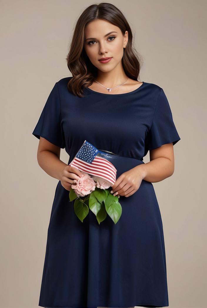 plus size simple chiffon pleated a line round neckline bridesmaid dress 133633