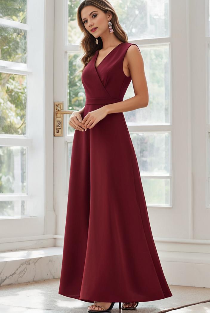 flowy chiffon one shoulder with three straps bridesmaid dress 116469