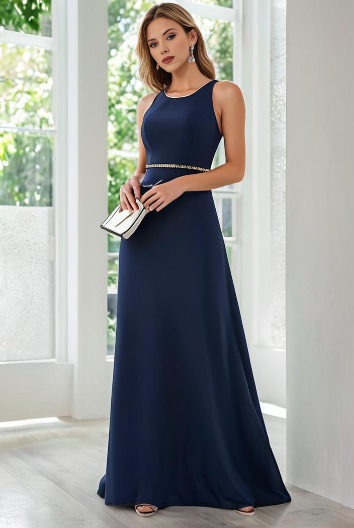 flowy chiffon one shoulder with three straps bridesmaid dress 116491