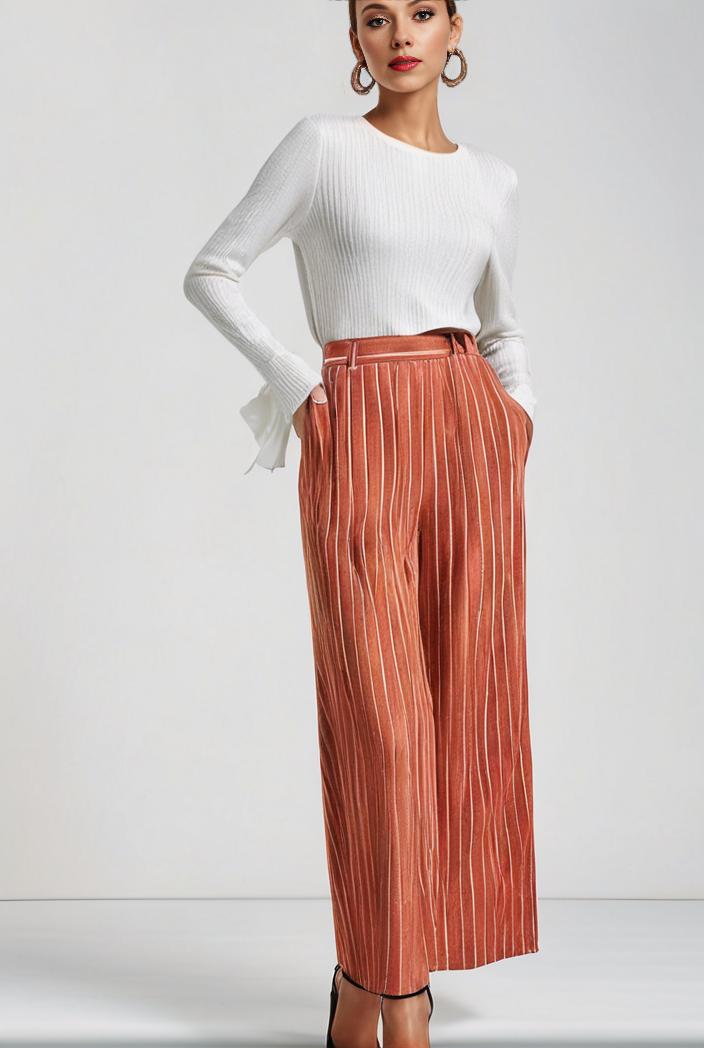 pleated high waist commuting temperament maxi dress 120757