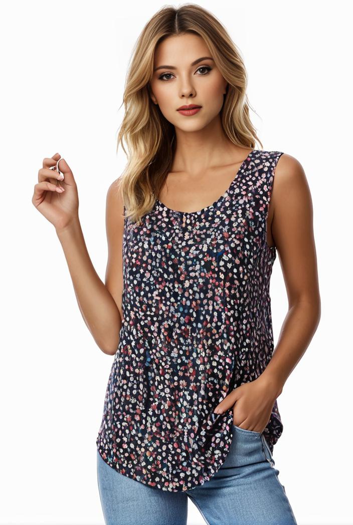 plus size boho tank top women s plus paisley print square neck medium stretch ruched tank top 122732