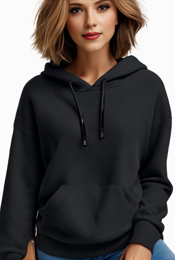 plus size casual hoodie women s plus solid ribbed long sleeve slight stretch hoodie drawstring sweatshirt 122913