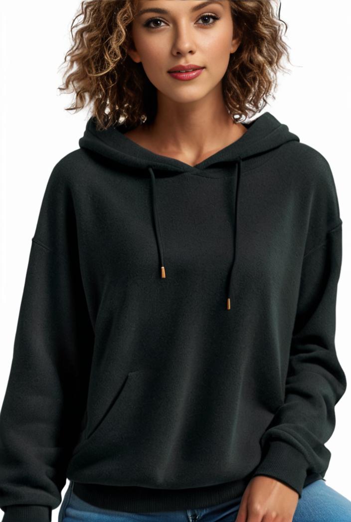 plus size casual hoodie women s plus solid ribbed long sleeve slight stretch hoodie drawstring sweatshirt 122917