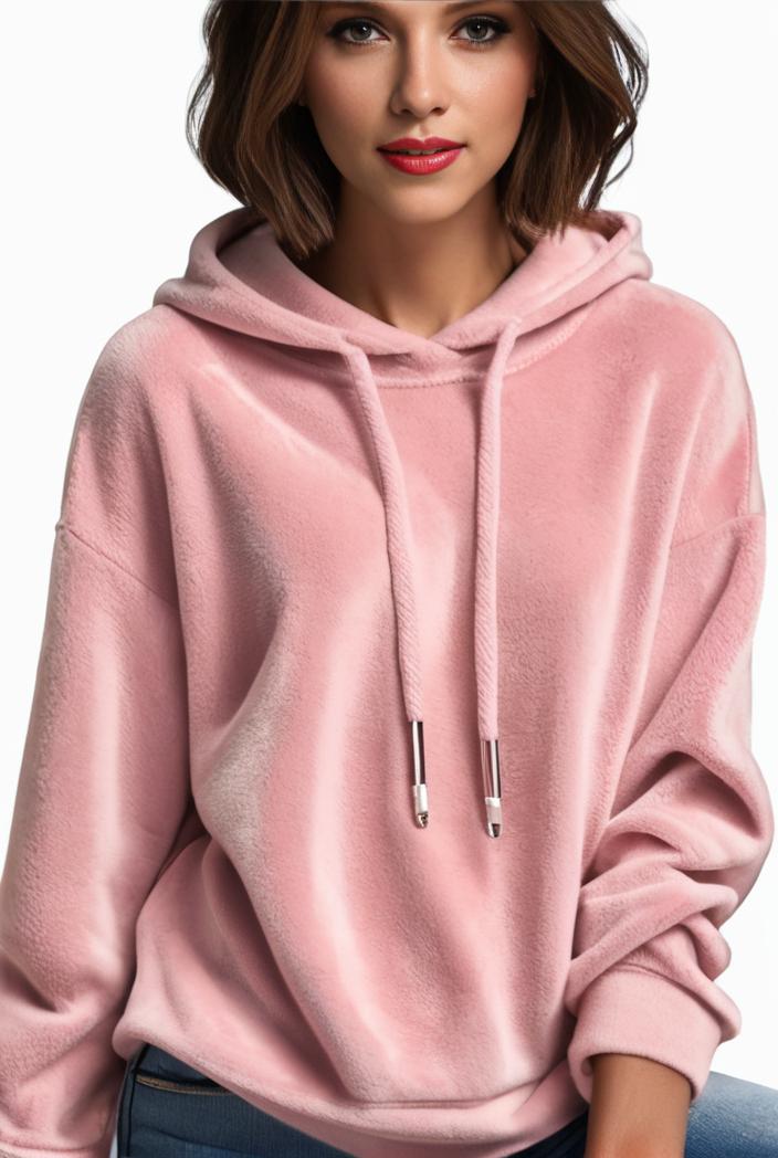plus size casual hoodie women s plus solid ribbed long sleeve slight stretch hoodie drawstring sweatshirt 122918
