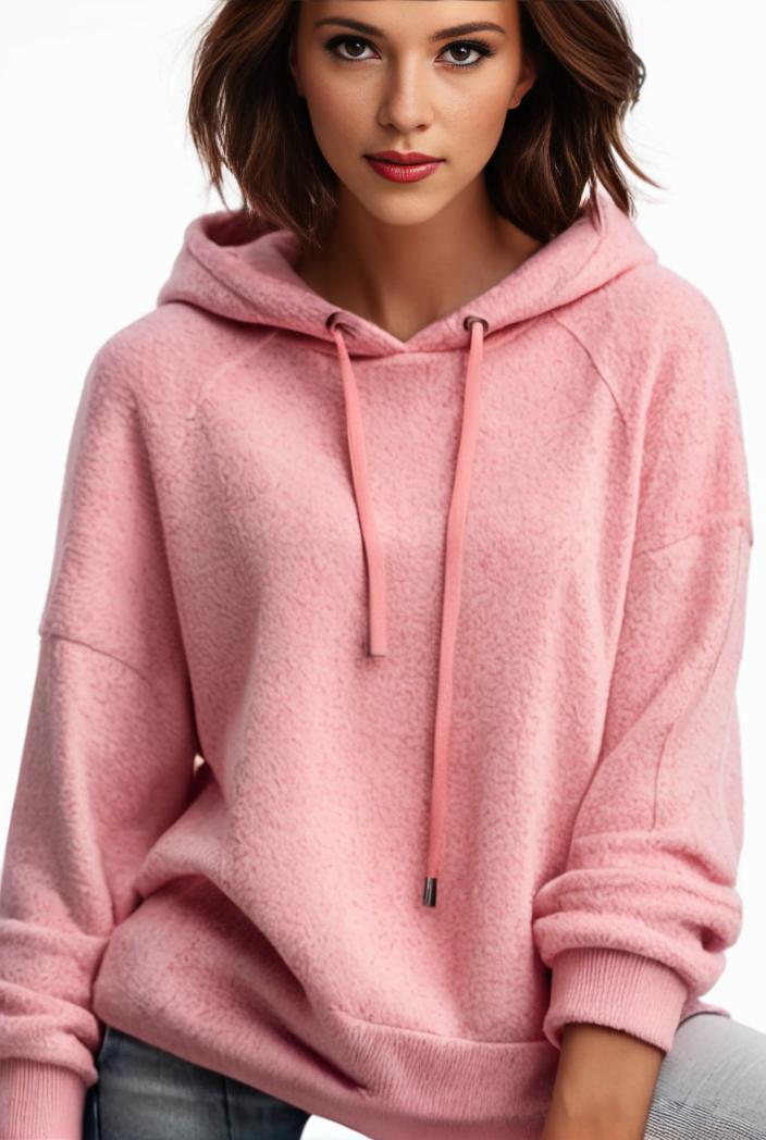 plus size casual hoodie women s plus solid ribbed long sleeve slight stretch hoodie drawstring sweatshirt 122919