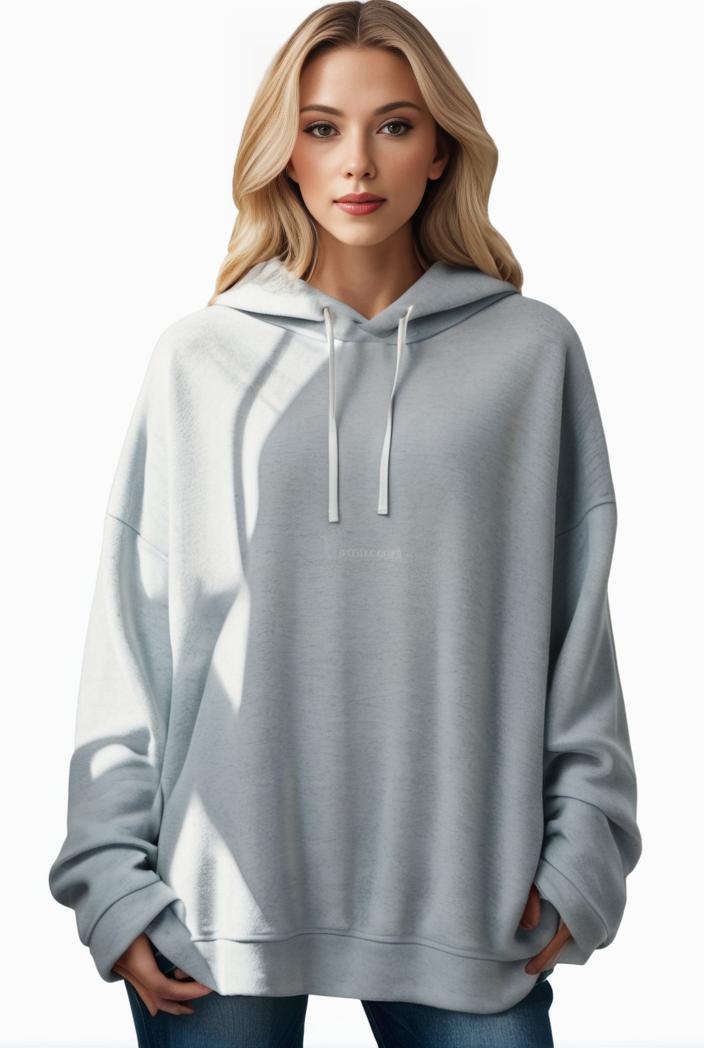 plus size casual hoodie women s plus solid ribbed long sleeve slight stretch hoodie drawstring sweatshirt 122934