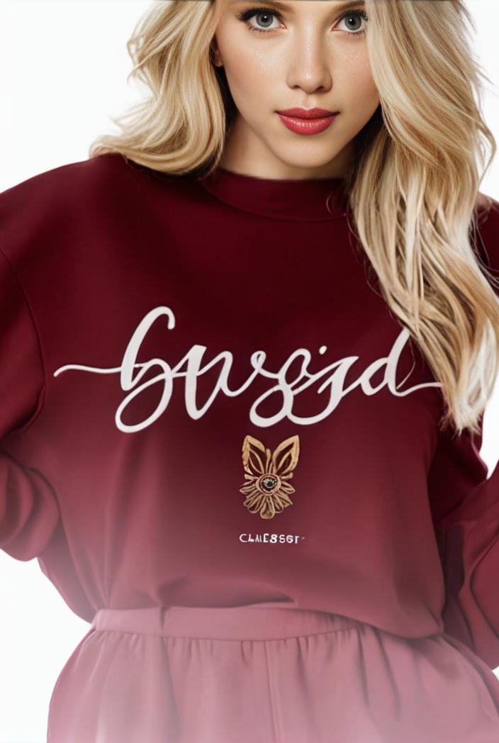 plus size casual sweatshirt women s plus ombre letter heart print raglan sleeve round neck slight stretch pullover sweatshirt 123195