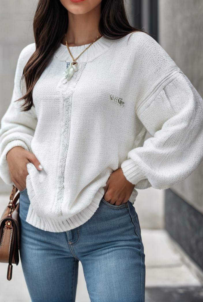 plus size casual sweatshirt women s plus solid waffle pattern long sleeve round neck sweatshirt 123294