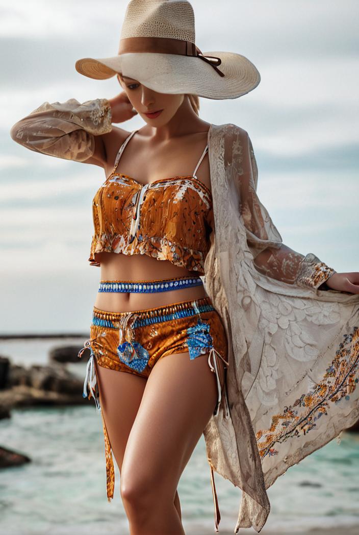 3 pieces sexy print bikini women high waist swimsuit cover up swimwear female lady bathing suit swimming summer beachwear 105908
