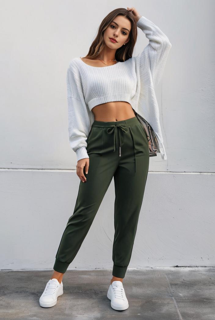 slim fit drawstring denim jeans with elastic waist for women 131743