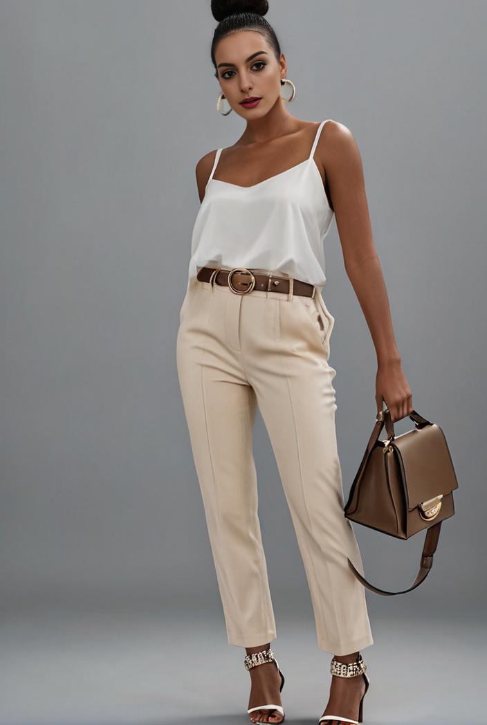 stylish sleeveless jumpsuit with tie waist and flap pockets for women 134308