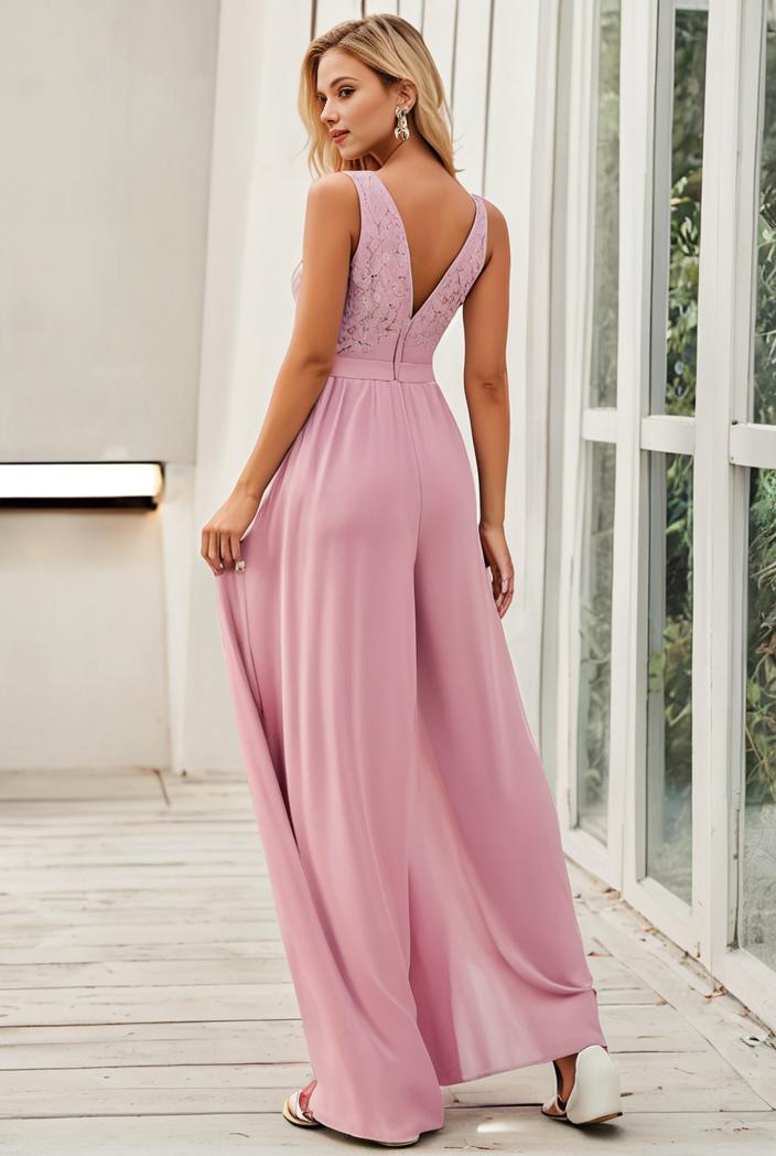 sleeveless v back tulle high low sequin appliques evening dresses 100946