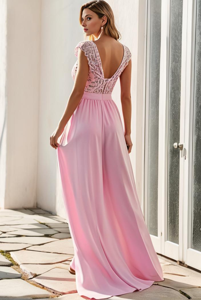 sleeveless v back tulle high low sequin appliques evening dresses 100952