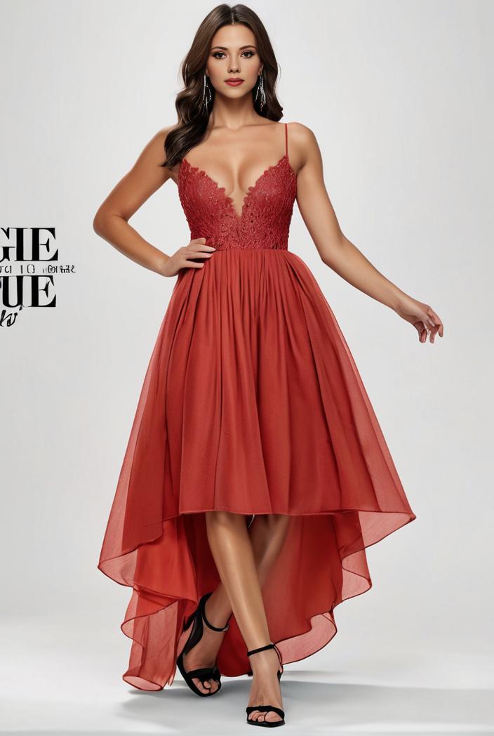 sleeveless v back tulle high low sequin appliques evening dresses 101011