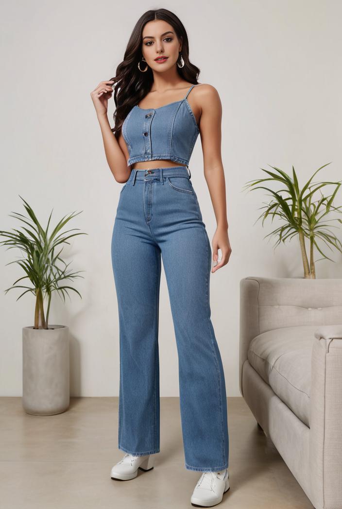 relaxed fit denim jumpsuit with slant pockets non elastic washed denim overalls women s denim apparel 111911