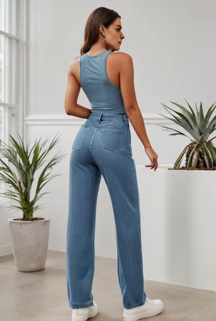 relaxed fit denim jumpsuit with slant pockets non elastic washed denim overalls women s denim apparel 111926
