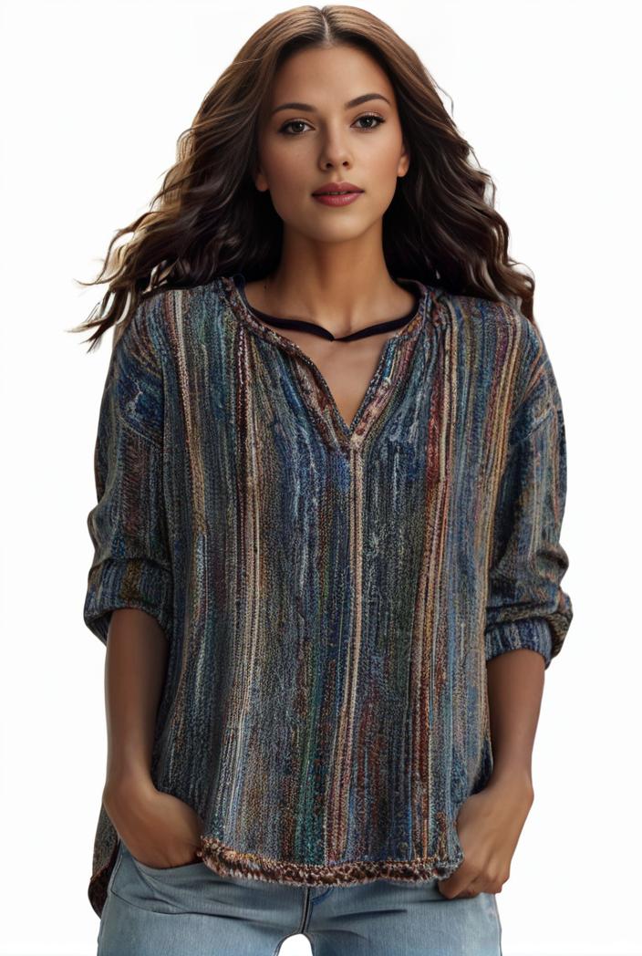 plus size boho top women s plus allover paisley print half sleeve v neck slight stretch top 133405