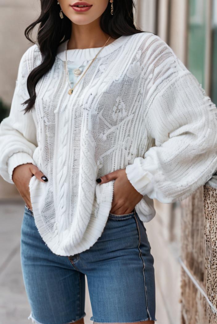 plus size casual sweatshirt women s plus solid waffle pattern long sleeve round neck sweatshirt 133923