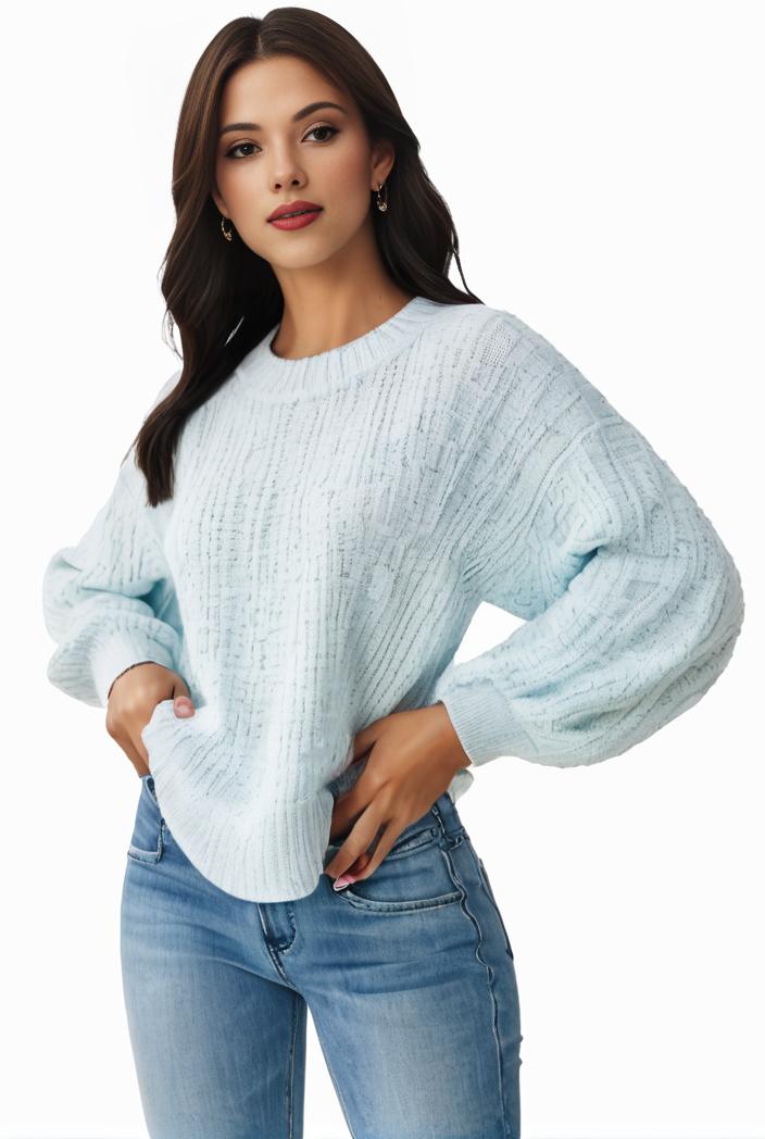 plus size casual sweatshirt women s plus solid waffle pattern long sleeve round neck sweatshirt 133926