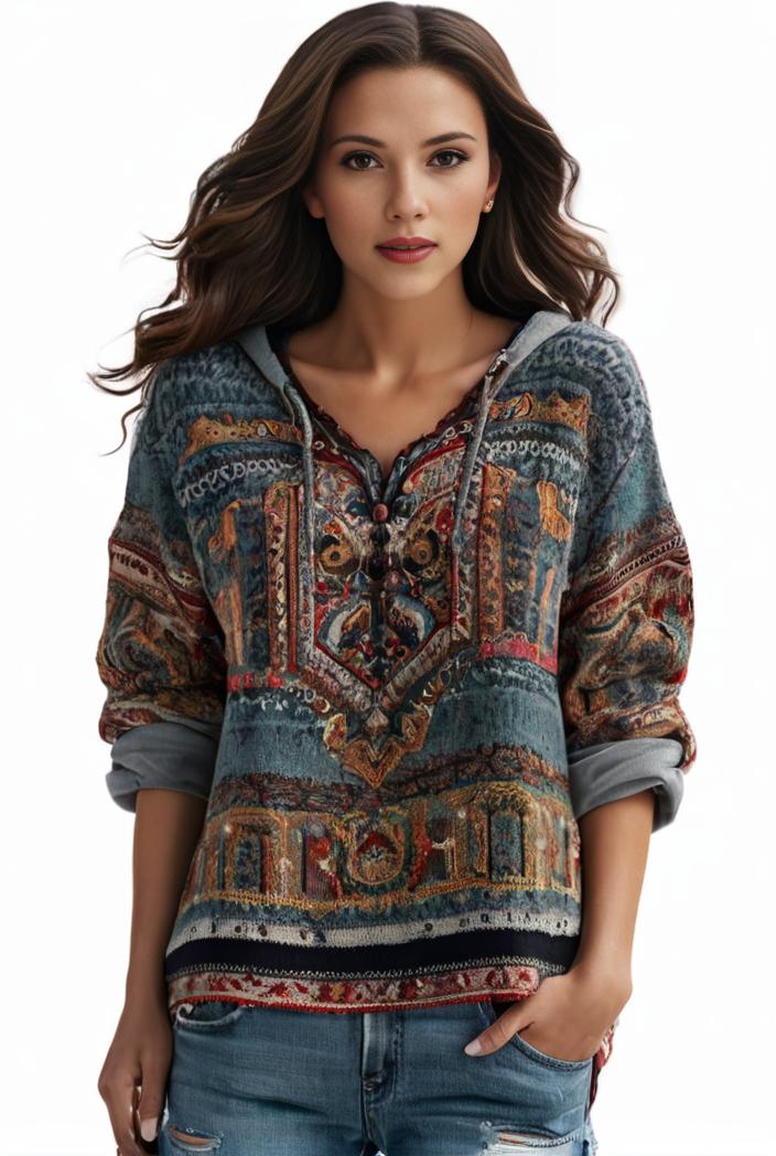 plus size boho top women s plus allover paisley print half sleeve v neck slight stretch top 127297